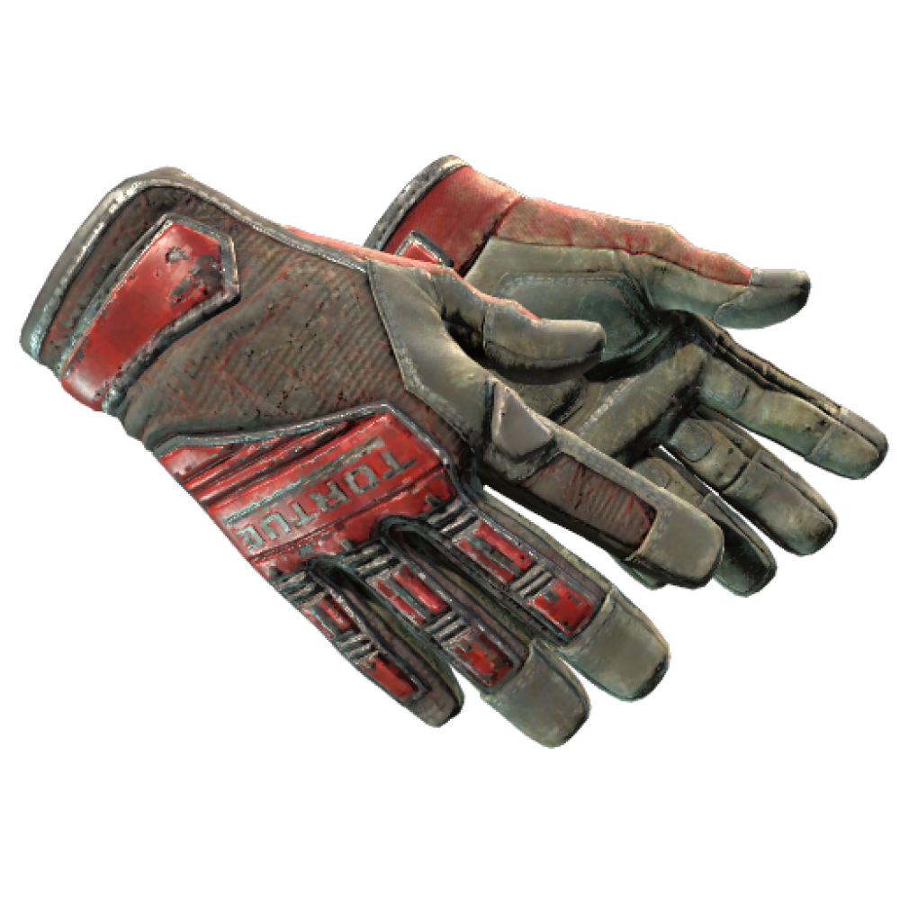 ★ Specialist Gloves | Crimson Web (Battle-Scarred)