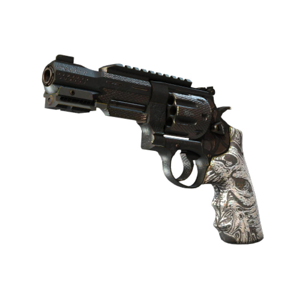 StatTrak™ R8 Revolver | Bone Forged (Minimal Wear)