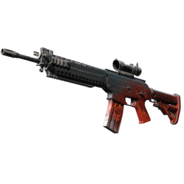 StatTrak™ SG 553 | Darkwing (Battle-Scarred)