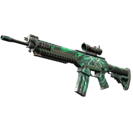StatTrak™ SG 553 | Dragon Tech (Field-Tested)