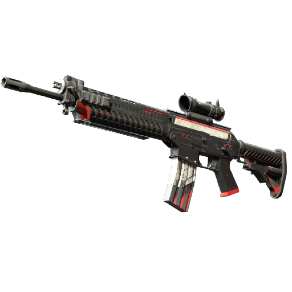 StatTrak™ SG 553 | Cyrex (Battle-Scarred)