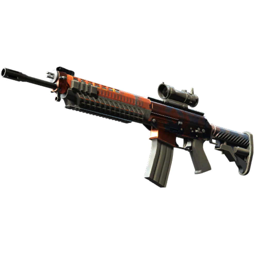 StatTrak™ SG 553 | Danger Close (Minimal Wear)