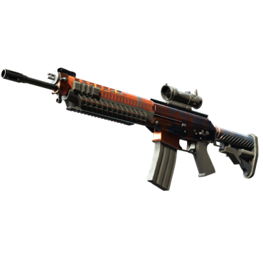 StatTrak™ SG 553 | Danger Close (Minimal Wear)
