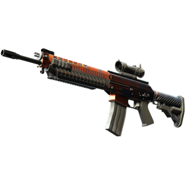 StatTrak™ SG 553 | Danger Close (Field-Tested)