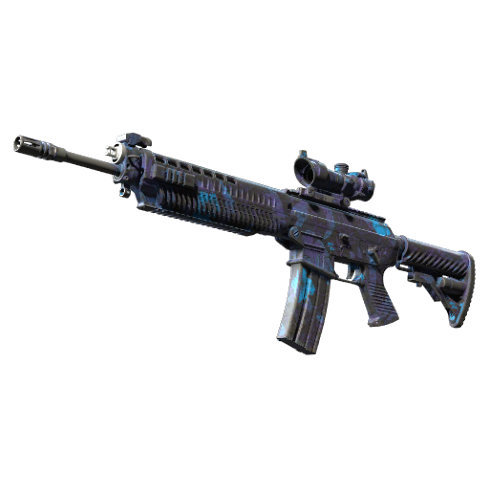 StatTrak™ SG 553 | Aloha (Field-Tested)