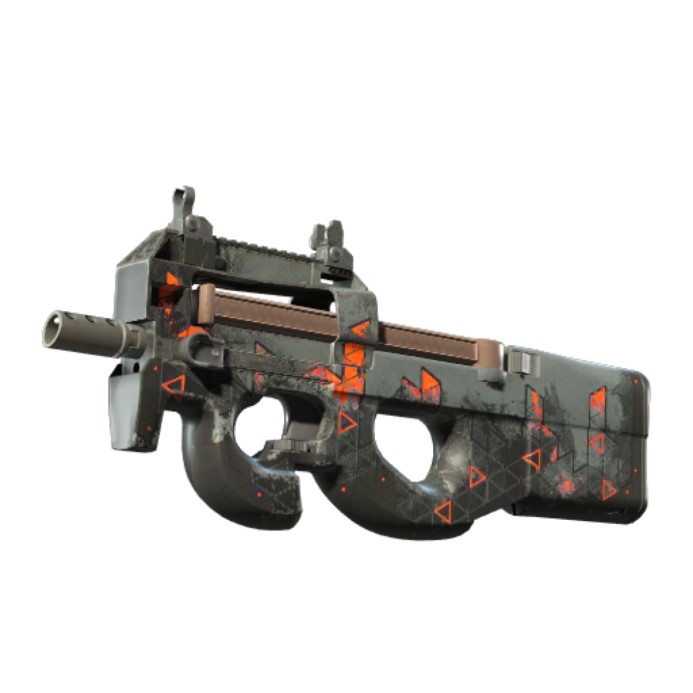 P90 | Trigon (Well-Worn)