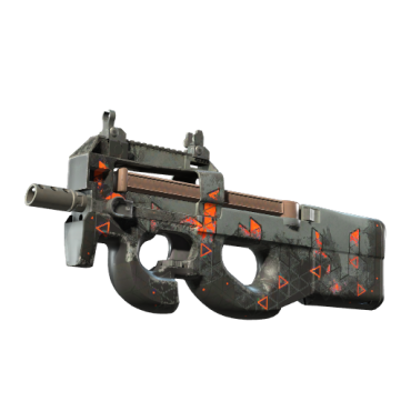 P90 | Trigon (Well-Worn)