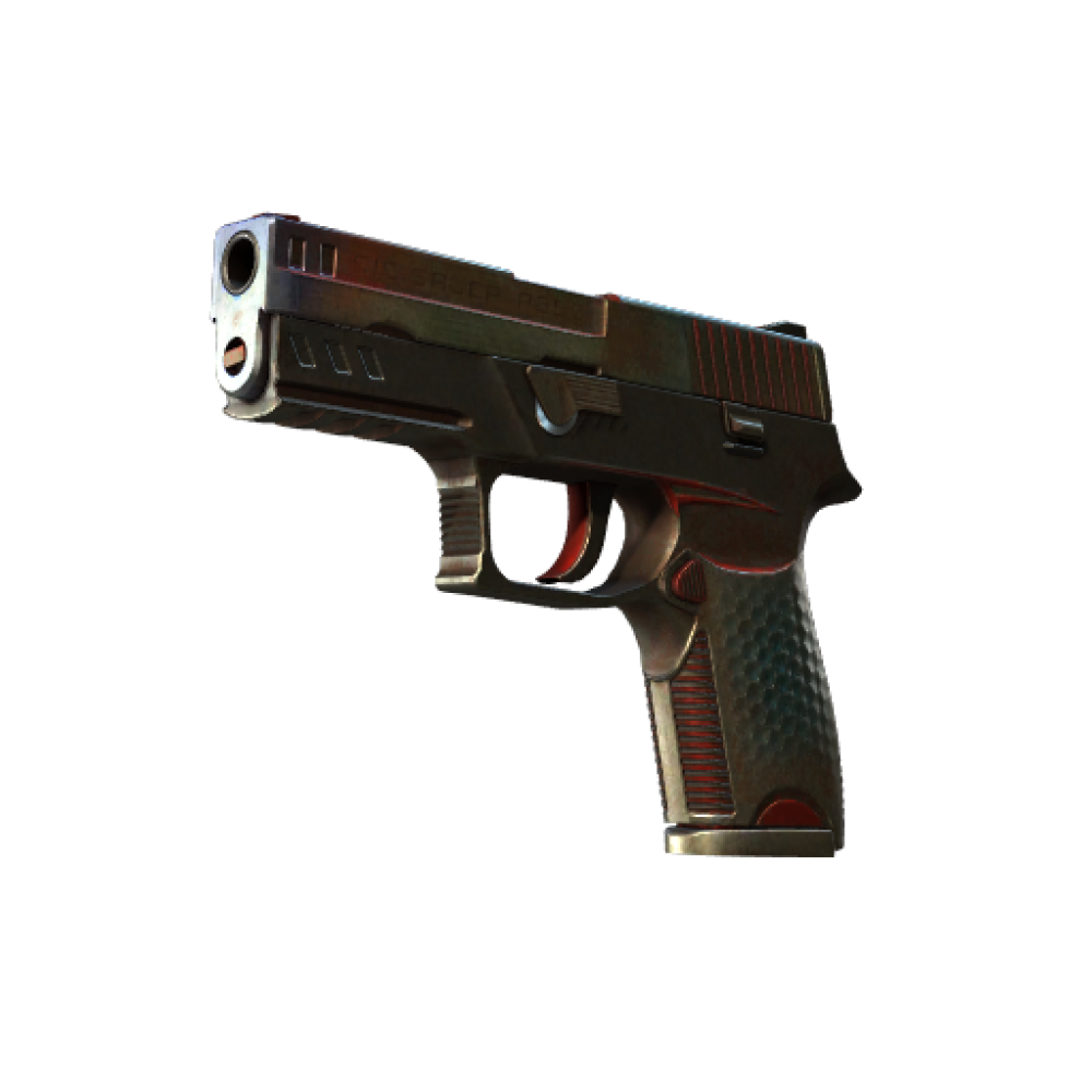 StatTrak™ P250 | Cyber Shell (Battle-Scarred)