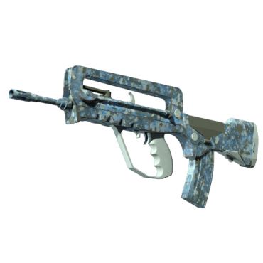 FAMAS | Cyanospatter (Minimal Wear)