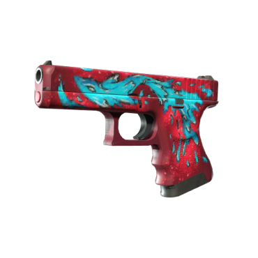 StatTrak™ Glock-18 | Water Elemental (Minimal Wear)