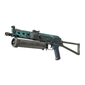 StatTrak™ PP-Bizon | Cobalt Halftone (Well-Worn)