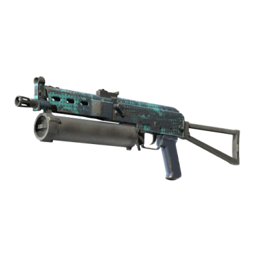 StatTrak™ PP-Bizon | Cobalt Halftone (Well-Worn)