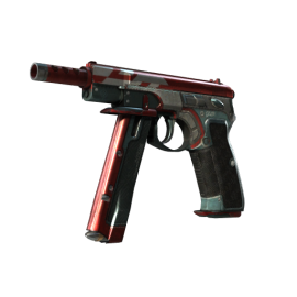 CZ75-Auto | Red Astor (Field-Tested)