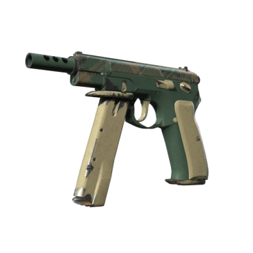 CZ75-Auto | Green Plaid (Field-Tested)