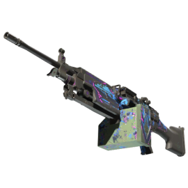 StatTrak™ M249 | Downtown (Battle-Scarred)
