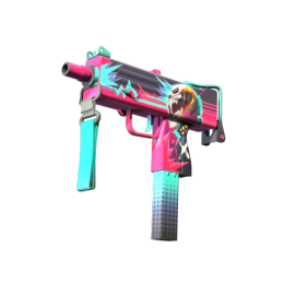 StatTrak™ MAC-10 | Neon Rider (Factory New)