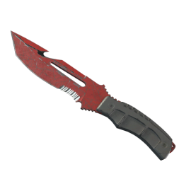 ★ Survival Knife | Crimson Web (Battle-Scarred)