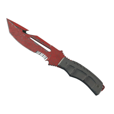 ★ Survival Knife | Crimson Web (Battle-Scarred)