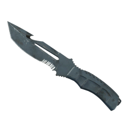 ★ Survival Knife | Night Stripe (Battle-Scarred)