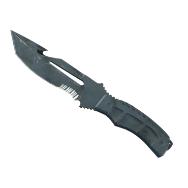 ★ Survival Knife | Night Stripe (Battle-Scarred)