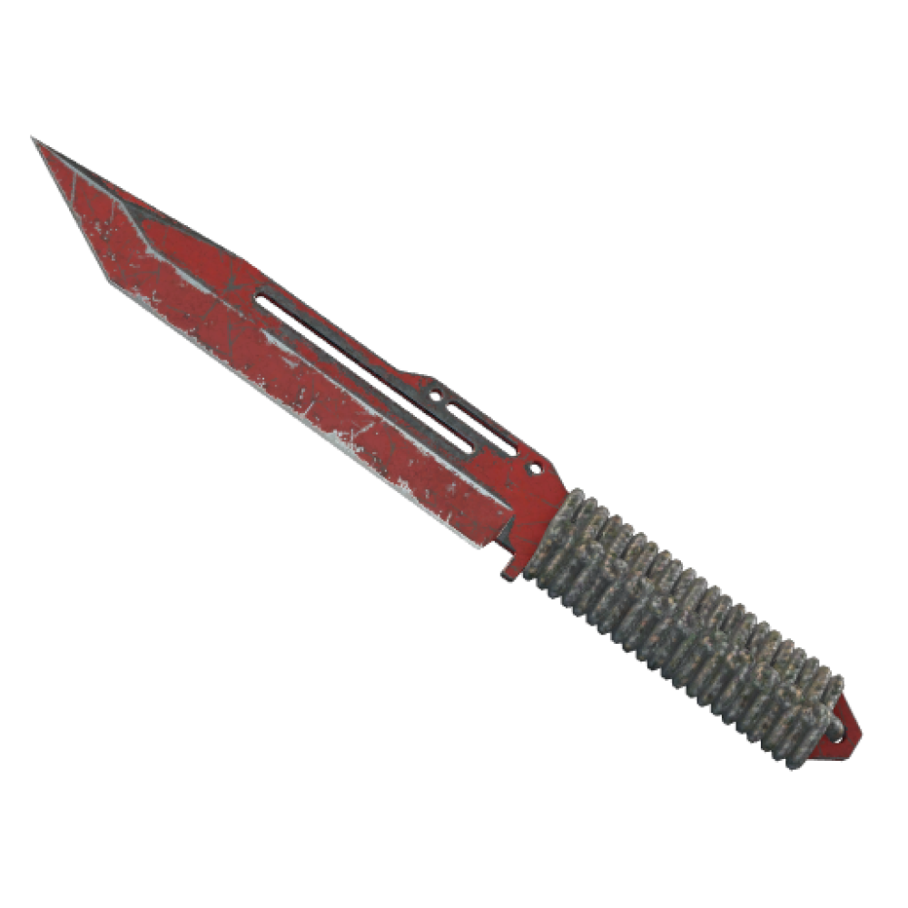 ★ Paracord Knife | Crimson Web (Battle-Scarred)