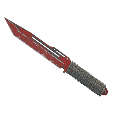 ★ Paracord Knife | Crimson Web (Battle-Scarred)