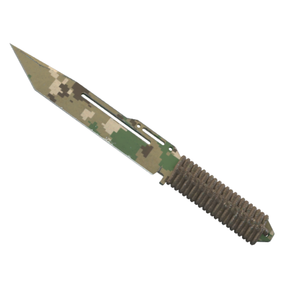 ★ Paracord Knife | Forest DDPAT (Well-Worn)