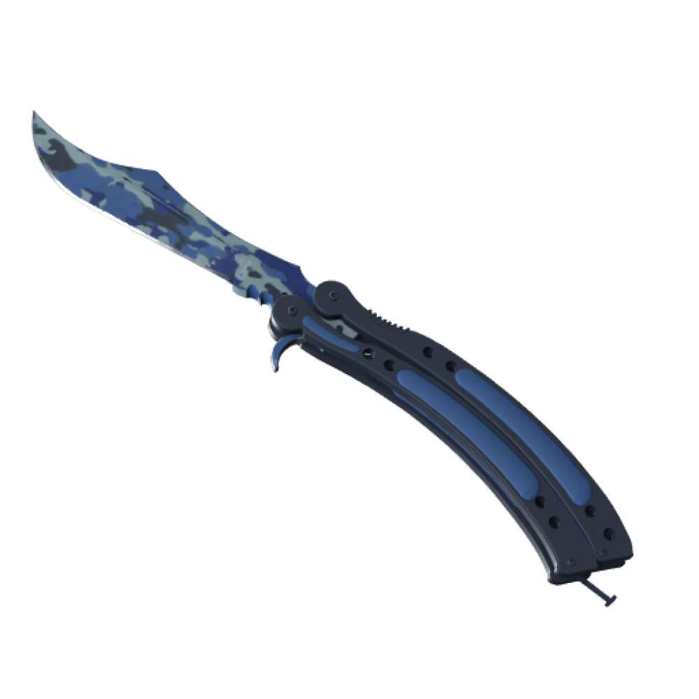 ★ StatTrak™ Butterfly Knife | Bright Water (Minimal Wear)