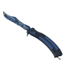 ★ StatTrak™ Butterfly Knife | Bright Water (Minimal Wear)