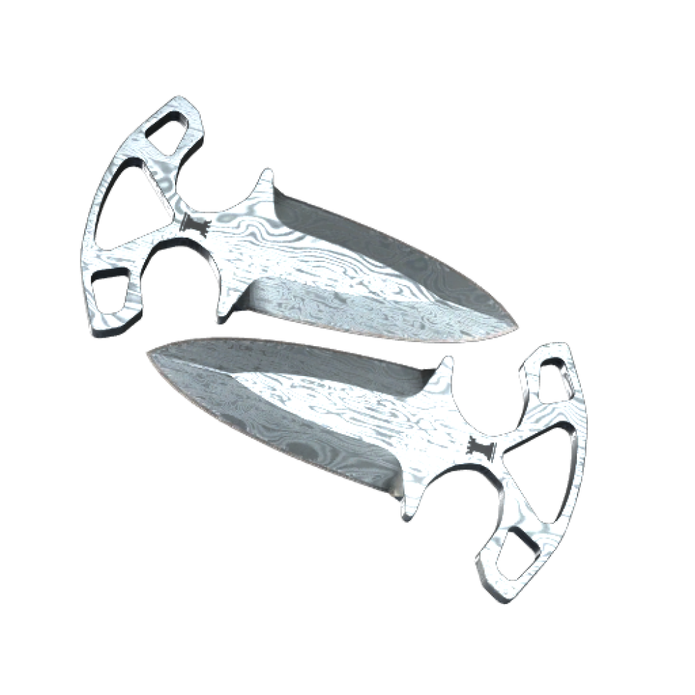 ★ Shadow Daggers | Damascus Steel (Well-Worn)