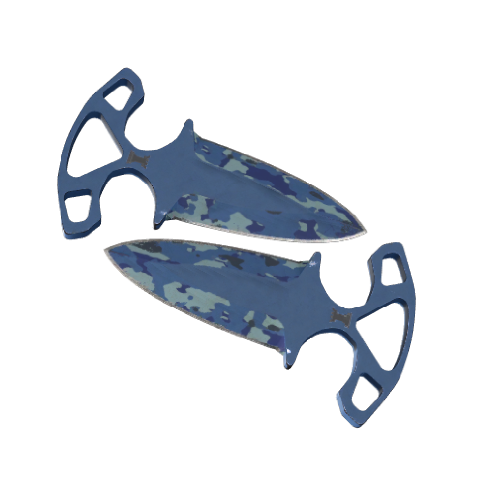 ★ Shadow Daggers | Bright Water (Well-Worn)