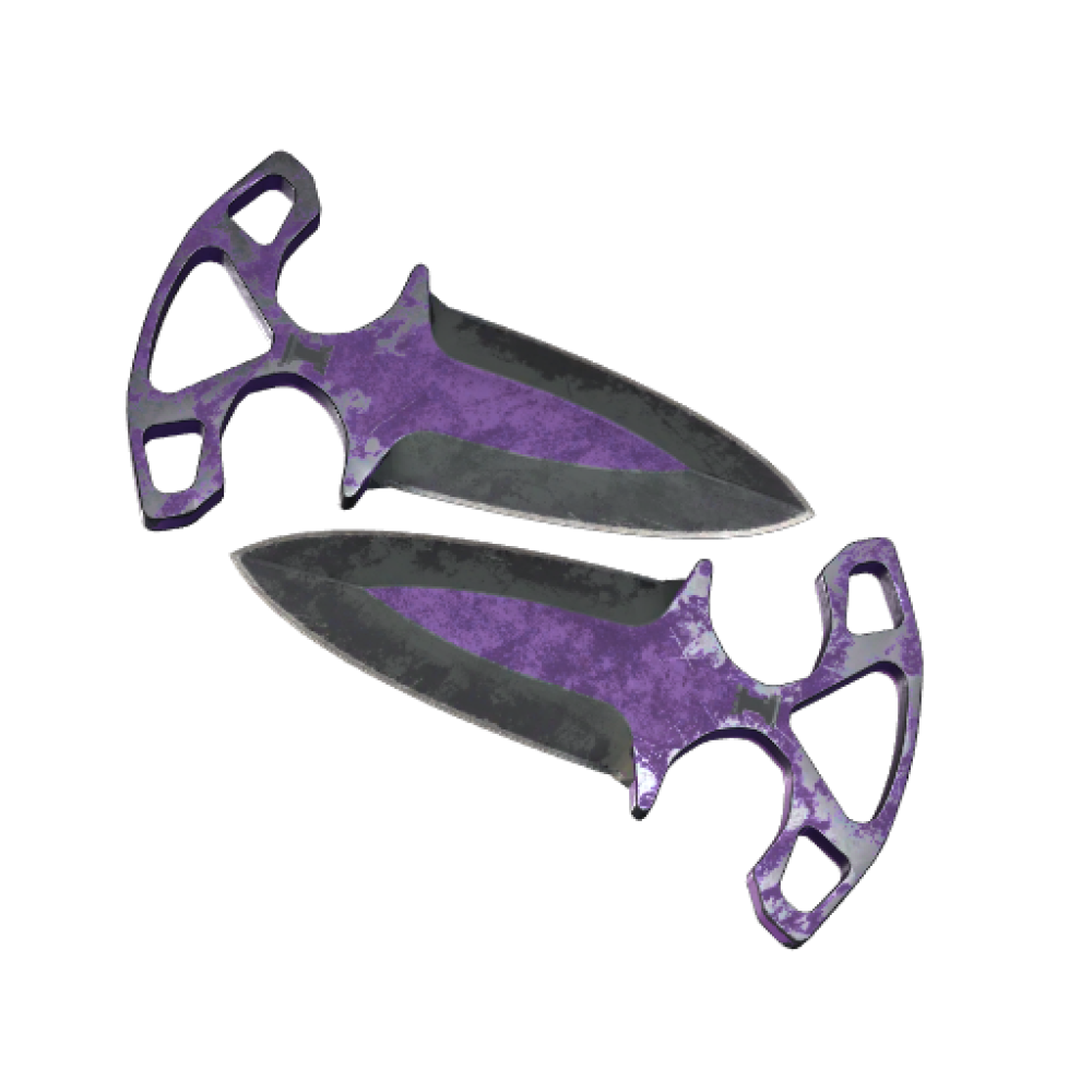 ★ Shadow Daggers | Ultraviolet (Battle-Scarred)