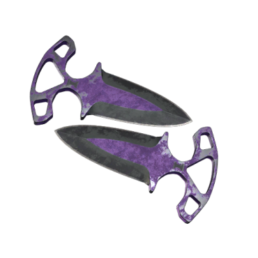 ★ Shadow Daggers | Ultraviolet (Battle-Scarred)