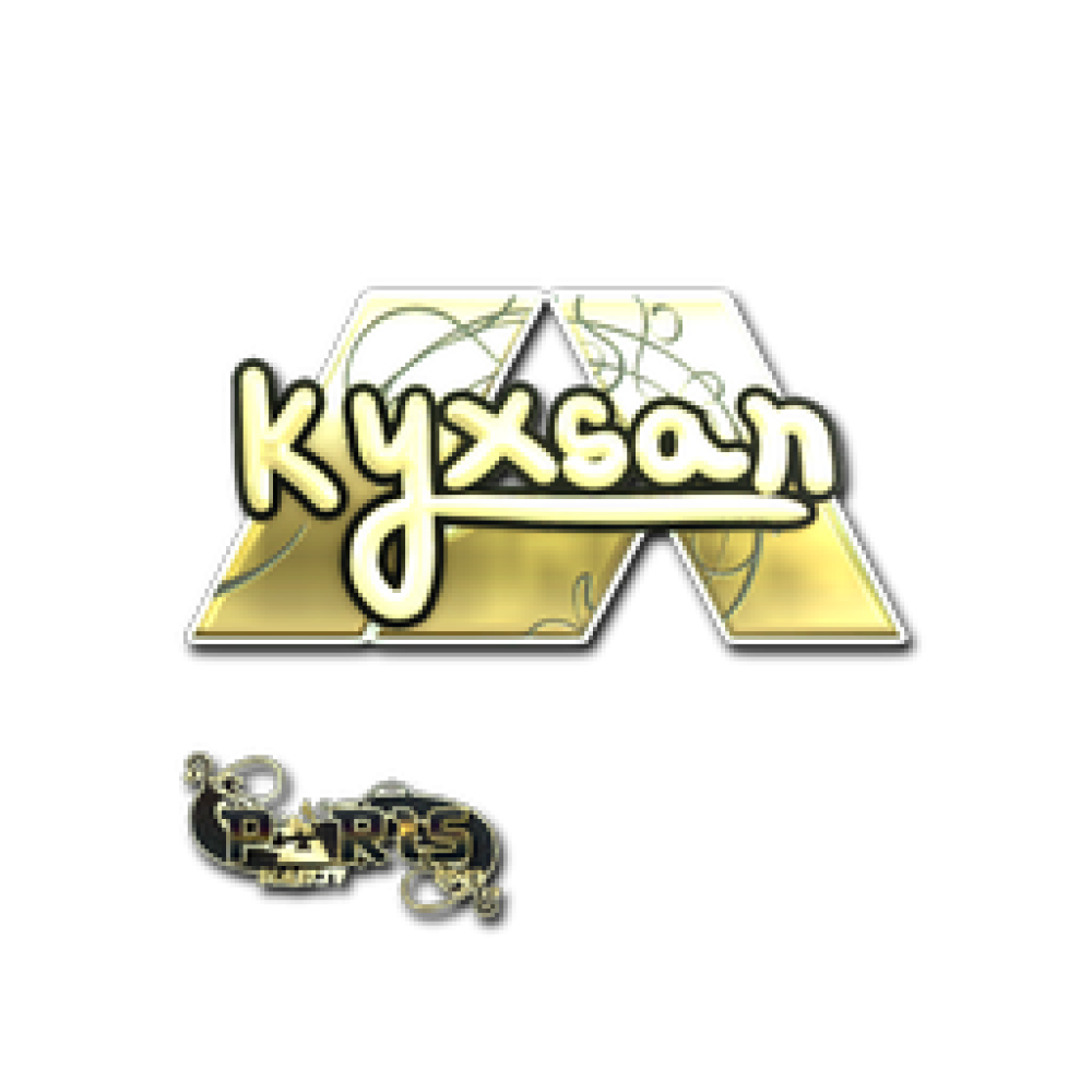 Sticker | kyxsan (Gold) | Paris 2023