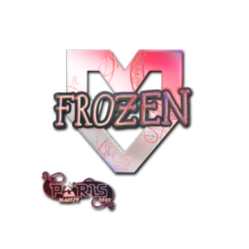Sticker | frozen (Holo) | Paris 2023