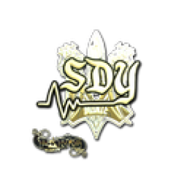 Sticker | sdy (Gold) | Paris 2023