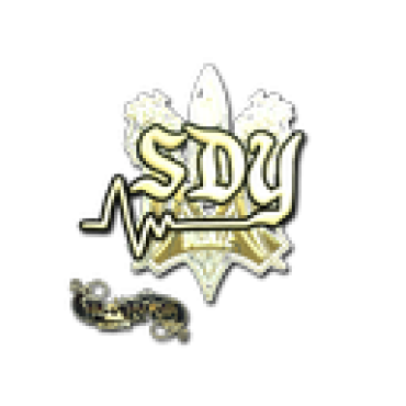 Sticker | sdy (Gold) | Paris 2023