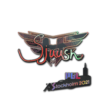 Sticker | sjuush (Holo) | Stockholm 2021