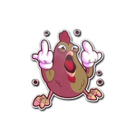 Sticker | Get Clucked
