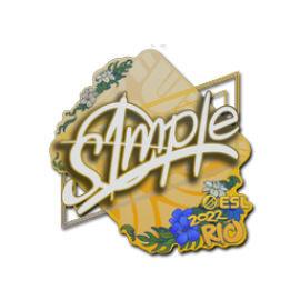 Sticker | s1mple | Rio 2022