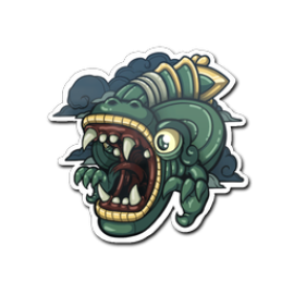 Sticker | Baby Fire Serpent