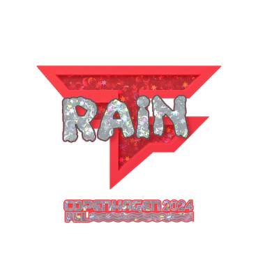 Sticker | rain (Glitter) | Copenhagen 2024