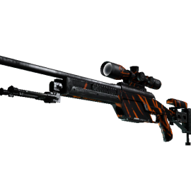 StatTrak™ SSG 08 | Slashed (well-worn)