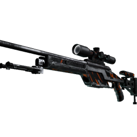 StatTrak™ SSG 08 | Slashed (Battle-Scarred)