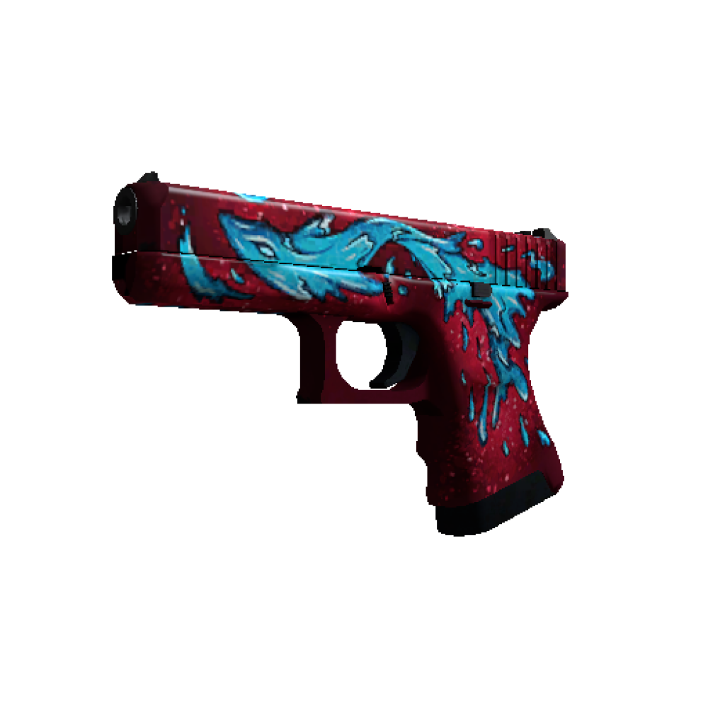 Glock-18 | Water Elemental (Minimal Wear)