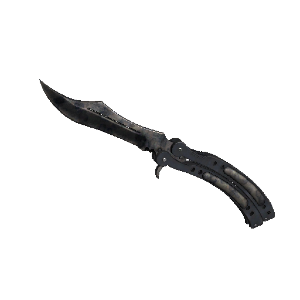 Butterfly Knife | Stained (Battle-Scarred)