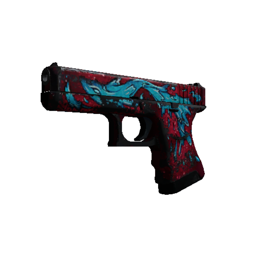 StatTrak™ Glock-18 | Water Elemental (Battle Scarred)