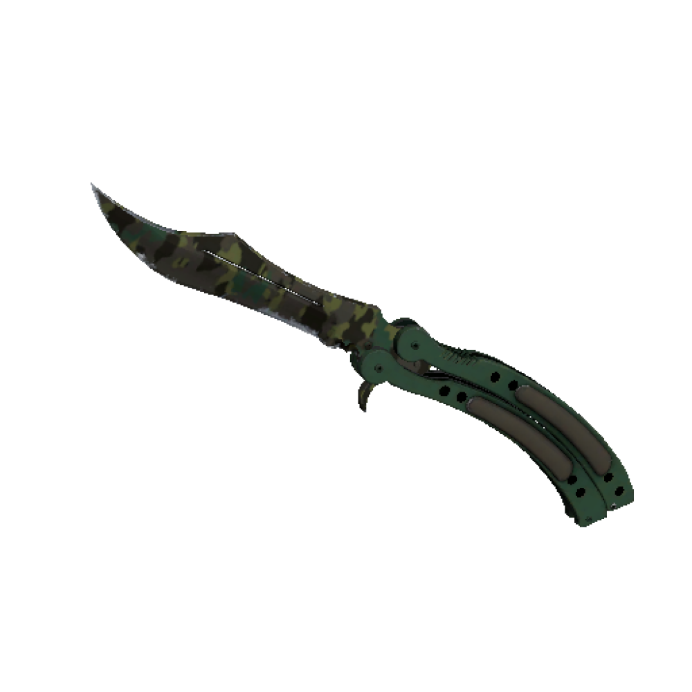 Butterfly Knife | Boreal Forest (Well-Worn)