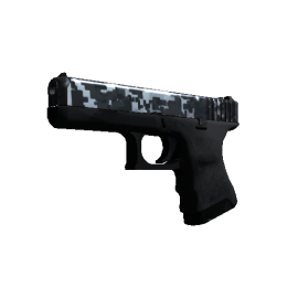 Glock-18 | Steel Disruption (Minimal Wear)