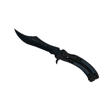 StatTrak™ Butterfly Knife | Night (Minimal Wear)